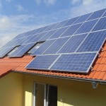 Haus Windflüchter - Solarzellen